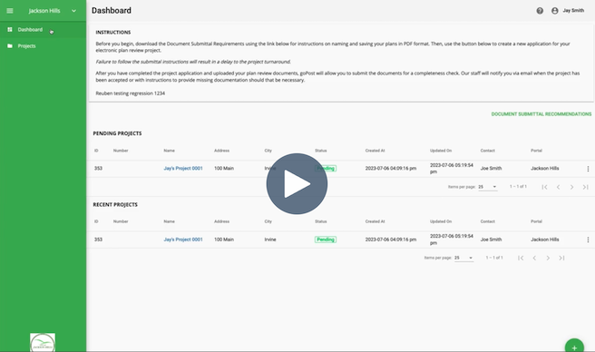 Go Post Menu goPost™ Public Portal - e-PlanSoft Citizen Self Service