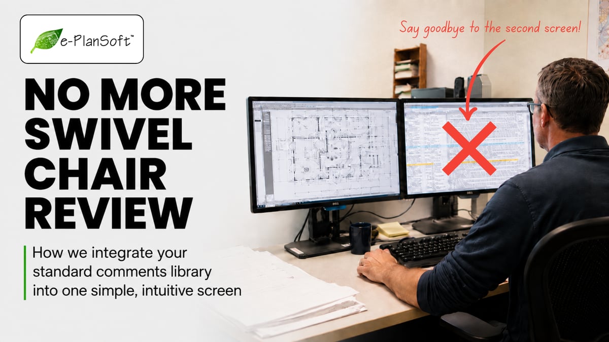 How Standard Comments Should Work in Electronic Plan Review