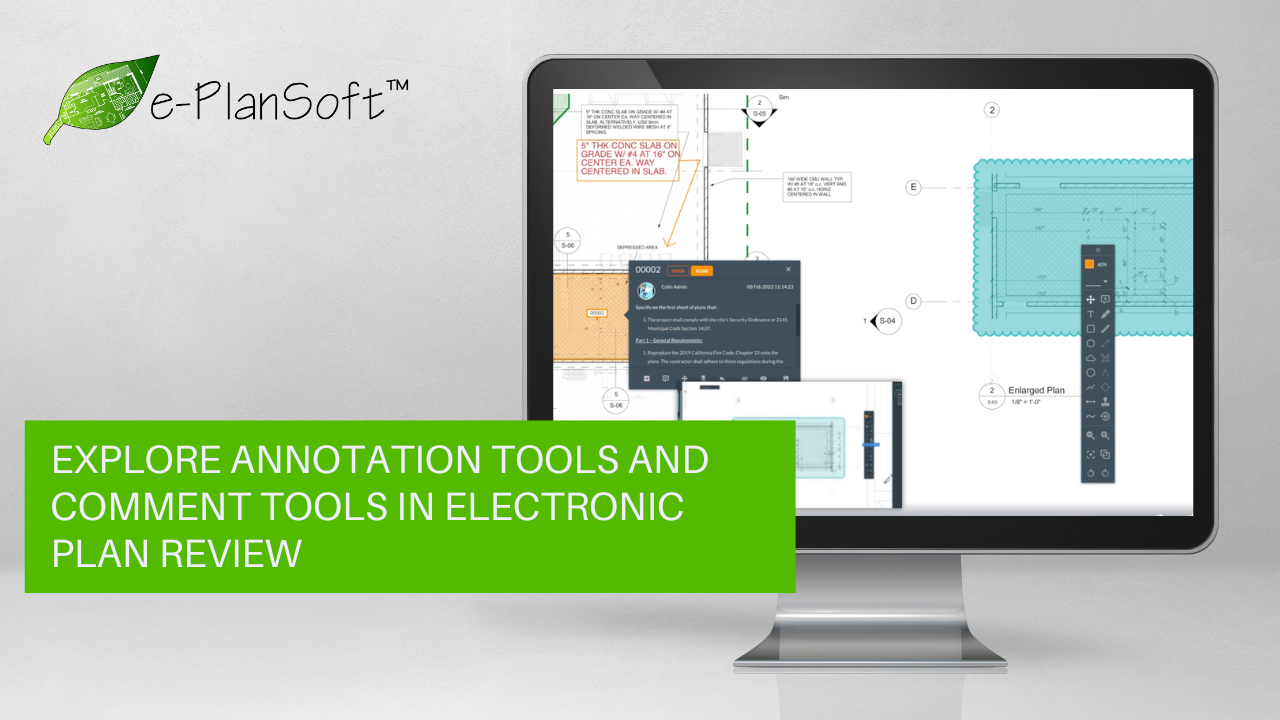 Explore Annotation Tools and Comment Tools in Electronic Plan Review