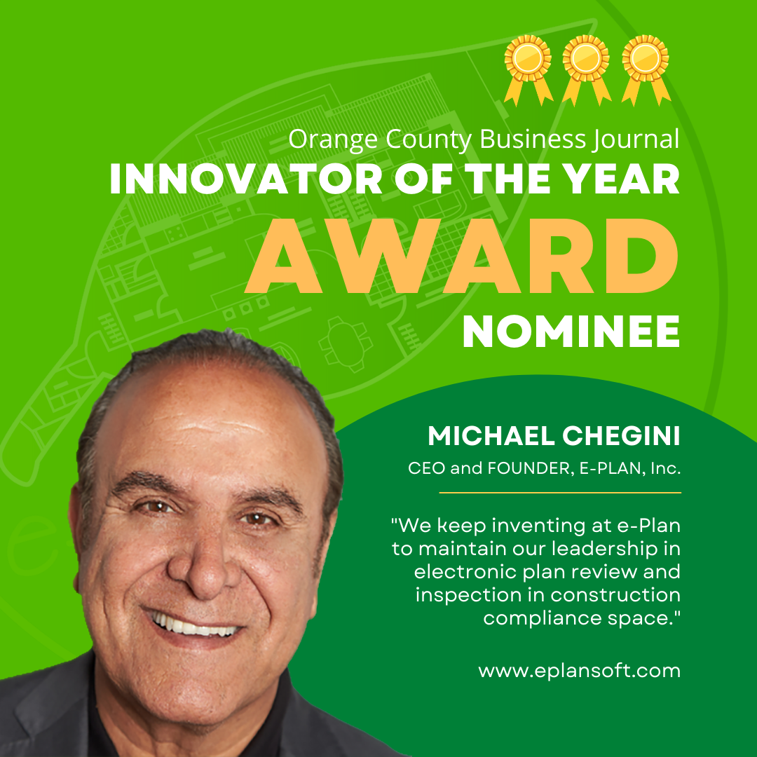 e-Plan CEO Michael Chegini Nominated for 'Innovator of the Year'