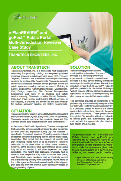 Transtech Engineers, Inc. Case Study