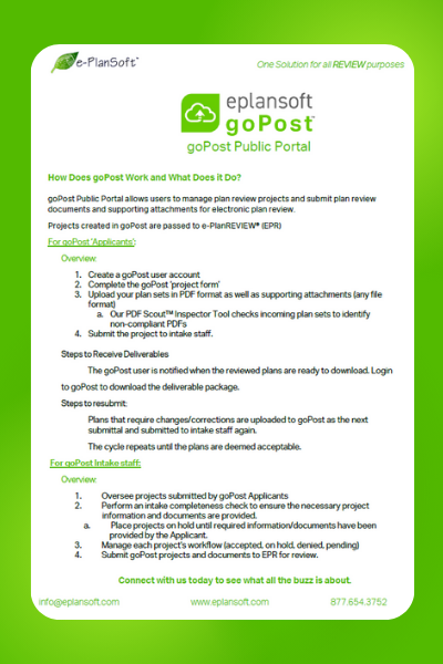 goPost Public Portal Datasheet