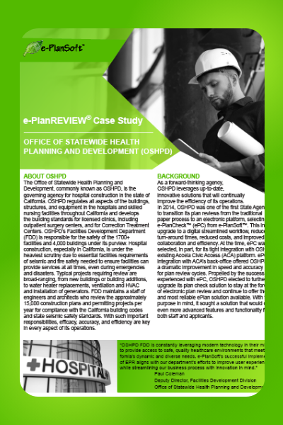 OSHPD Case Study